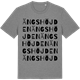 Mid Heather Gray t-shirt med Ängshöjden ordlek t-shirt