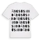 Ängsösund ordlek t-shirt