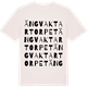 Vintage White t-shirt med Ängvaktartorpet ordlek t-shirt