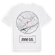 White t-shirt med Annedal t-shirt