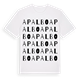 Apalbo ordlek t-shirt