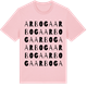 Pink Cotton t-shirt med Arboga ordlek t-shirt
