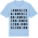 Blue Soul t-shirt med Aronsberg ordlek t-shirt