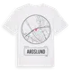 White t-shirt med Aroslund t-shirt