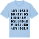 Blue Soul t-shirt med Arvidslund ordlek t-shirt