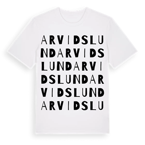 Arvidslund ordlek t-shirt – ekologisk bomull t-shirt från Pinshirt