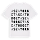 Aseatorget ordlek t-shirt