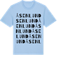 Blue Soul t-shirt med Åsenlund ordlek t-shirt
