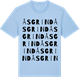 Blue Soul t-shirt med Åsgrind ordlek t-shirt