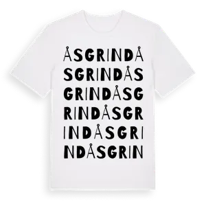 Åsgrind ordlek t-shirt – ekologisk bomull t-shirt från Pinshirt