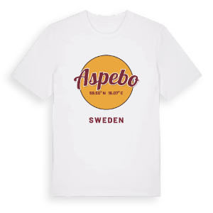 Aspebo cirkel t-shirt – ekologisk bomull t-shirt från Pinshirt