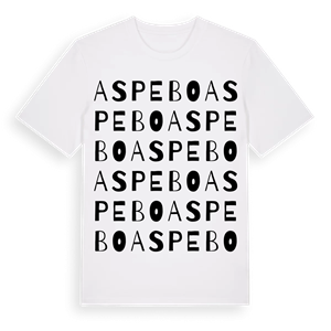 Aspebo ordlek t-shirt – ekologisk bomull t-shirt från Pinshirt