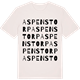 Vintage White t-shirt med Aspenstorp ordlek t-shirt