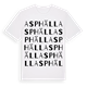 Asphäll ordlek t-shirt