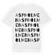 Aspholmen ordlek t-shirt