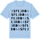 Blue Soul t-shirt med Asplunda ordlek t-shirt