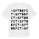 Asptorpet ordlek t-shirt
