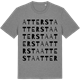 Mid Heather Gray t-shirt med Attersta ordlek t-shirt