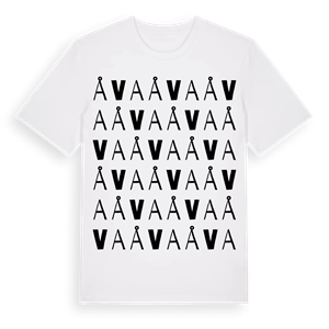Åva ordlek t-shirt – ekologisk bomull t-shirt från Pinshirt