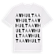 Avhulta ordlek t-shirt