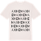 Vintage White t-shirt med Axhem ordlek t-shirt