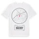 White t-shirt med Bäckby t-shirt