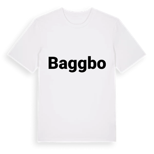 Baggbo fetstil t-shirt – ekologisk bomull t-shirt från Pinshirt