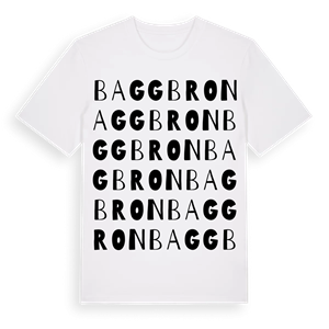 Baggbron ordlek t-shirt – ekologisk bomull t-shirt från Pinshirt