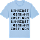 Blue Soul t-shirt med Bännerstigen ordlek t-shirt