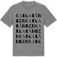 Mid Heather Gray t-shirt med Barkarängen ordlek t-shirt