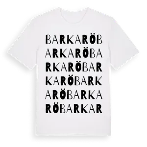Barkarö ordlek t-shirt – ekologisk bomull t-shirt från Pinshirt