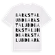 Barkstalund ordlek t-shirt