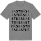Mid Heather Gray t-shirt med Bastnäs ordlek t-shirt