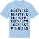 Blue Soul t-shirt med Bastviken ordlek t-shirt