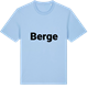 Blue Soul t-shirt med Berge fetstil t-shirt