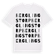 Berglingstorp ordlek t-shirt