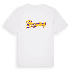 Bergstorp baseball t-shirt – ekologisk bomull t-shirt från Pinshirt
