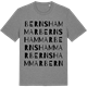 Mid Heather Gray t-shirt med Bernshammar ordlek t-shirt
