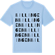 Blue Soul t-shirt med Billingen ordlek t-shirt