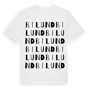 Bilund ordlek t-shirt – ekologisk bomull t-shirt från Pinshirt