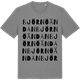 Mid Heather Gray t-shirt med Björnöändan ordlek t-shirt