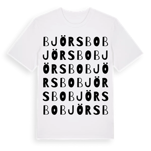 Björsbo ordlek t-shirt – ekologisk bomull t-shirt från Pinshirt