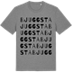 Mid Heather Gray t-shirt med Bjuggsta ordlek t-shirt