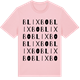 Pink Cotton t-shirt med Blixbo ordlek t-shirt