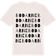 Vintage White t-shirt med Bodarne ordlek t-shirt