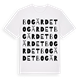 Bogärdet ordlek t-shirt