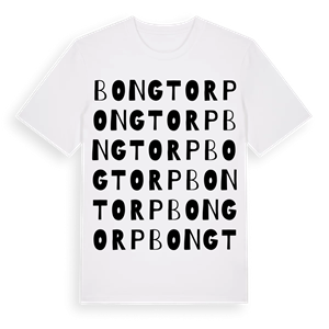 Bongtorp ordlek t-shirt – ekologisk bomull t-shirt från Pinshirt