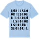 Blue Soul t-shirt med Börilsbo ordlek t-shirt