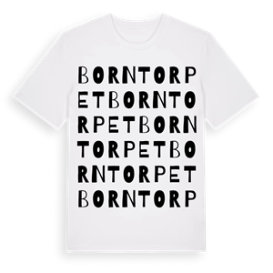 Borntorpet ordlek t-shirt – ekologisk bomull t-shirt från Pinshirt