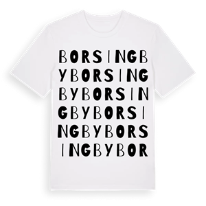 Borsingby ordlek t-shirt – ekologisk bomull t-shirt från Pinshirt